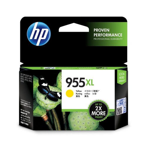 HP 955XL Yellow Ink Cartridge (L0S69Y)