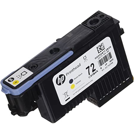 HP 72 PRINTHEAD YELLOW AND MATTE BLACK