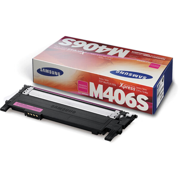 SAMSUNG 406 MAGENTA TONER CARTRIDGE